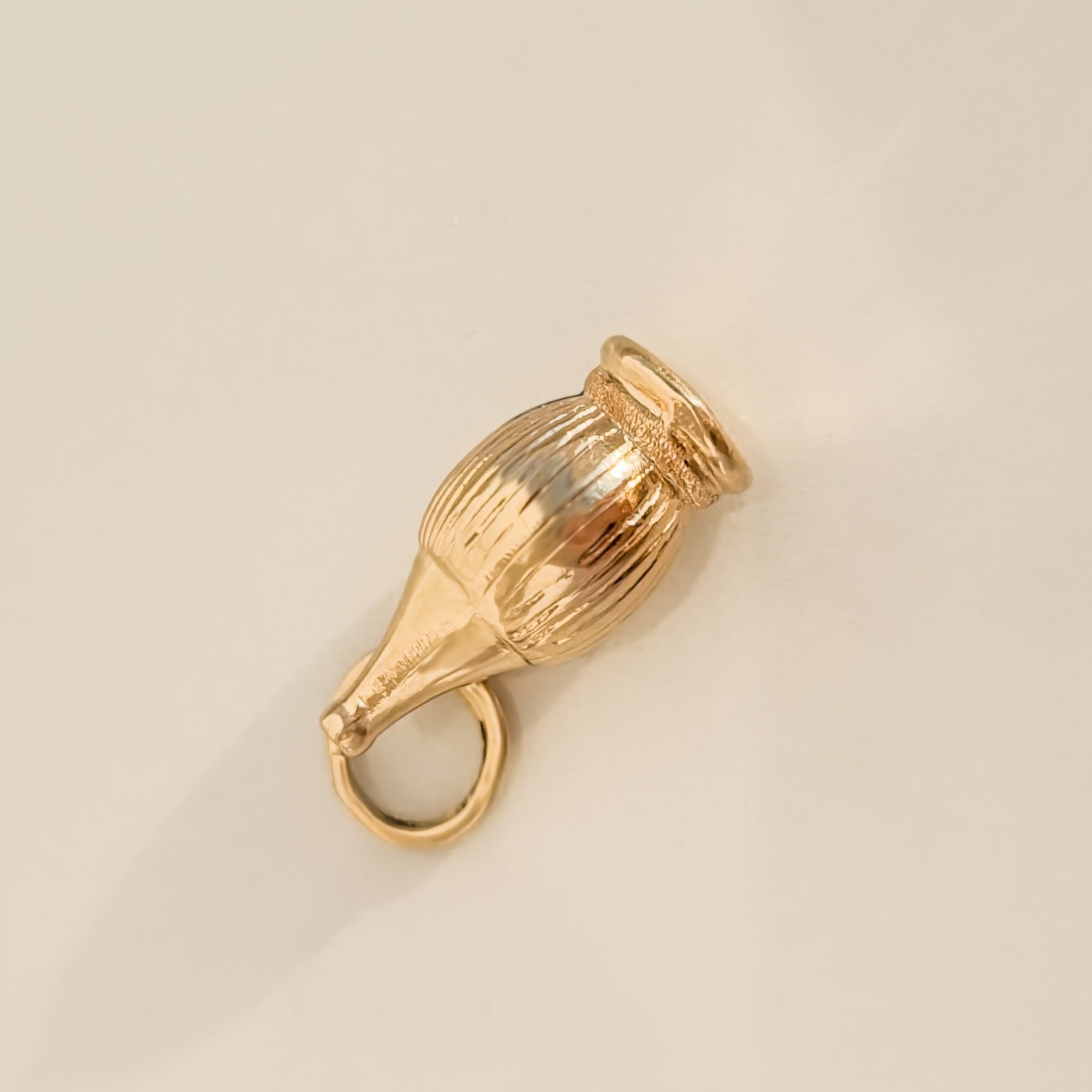 Antique gold ring with blue gemstone