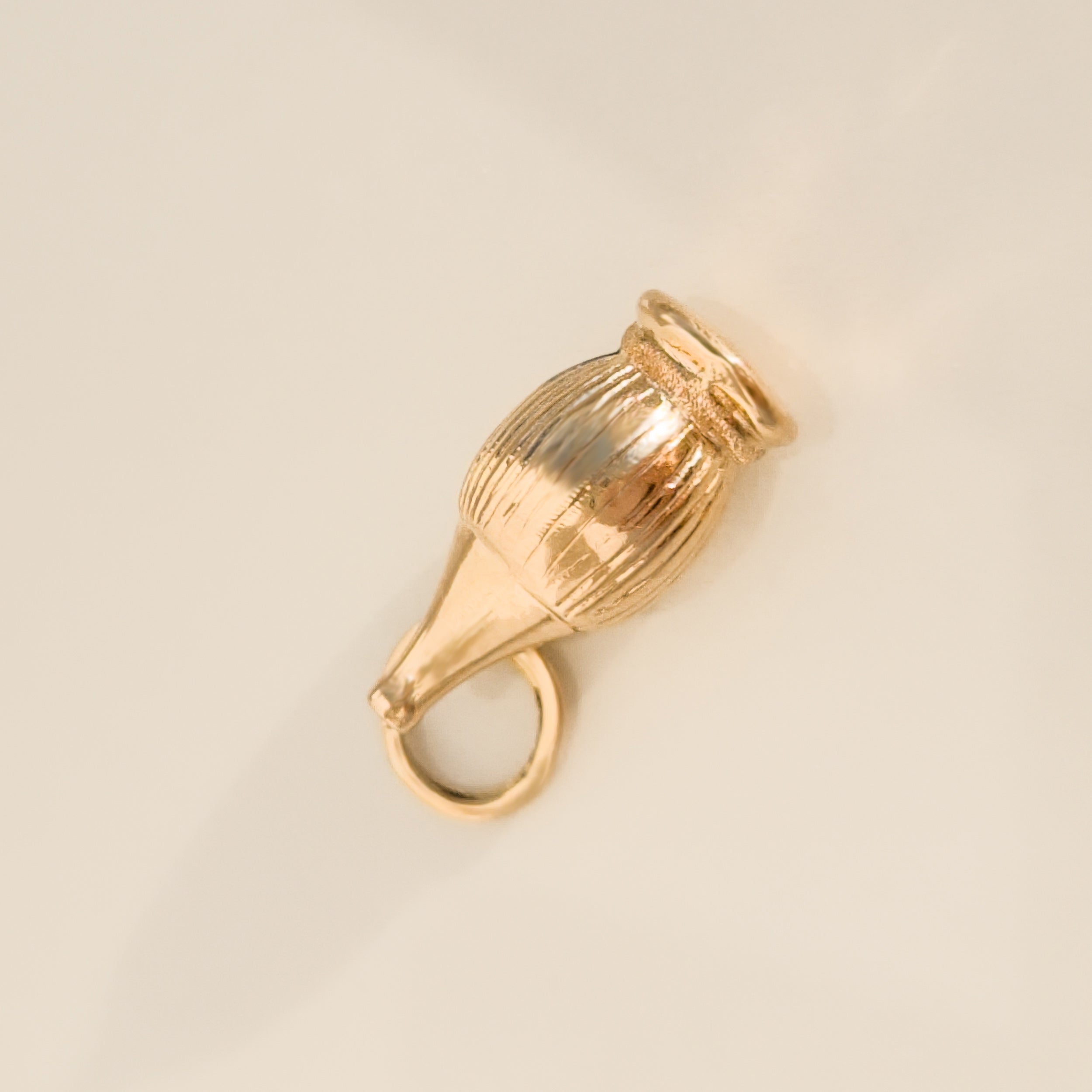 Antique gold ring with blue gemstone