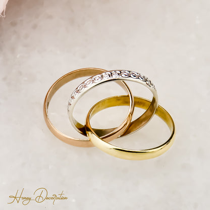 Triologie-Ring aus 18 Karat Gold - Cartier Trinity-Design