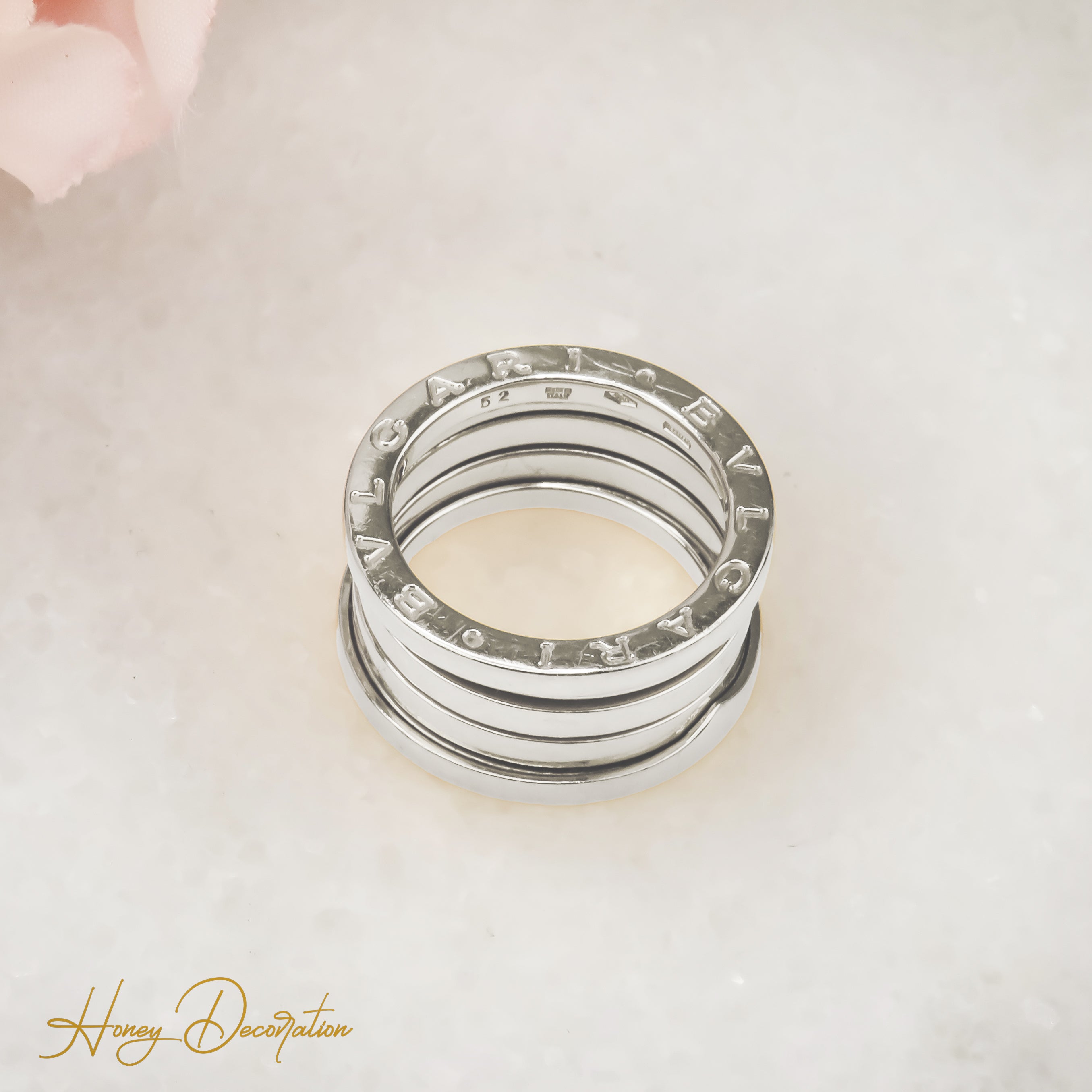 Bvlgari Ring B Zero 1 aus 18 Karat Weißgold