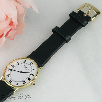 Damen Armbanduhr Chopard Geneve 18K Gold Gehäuse - Honey Decoration