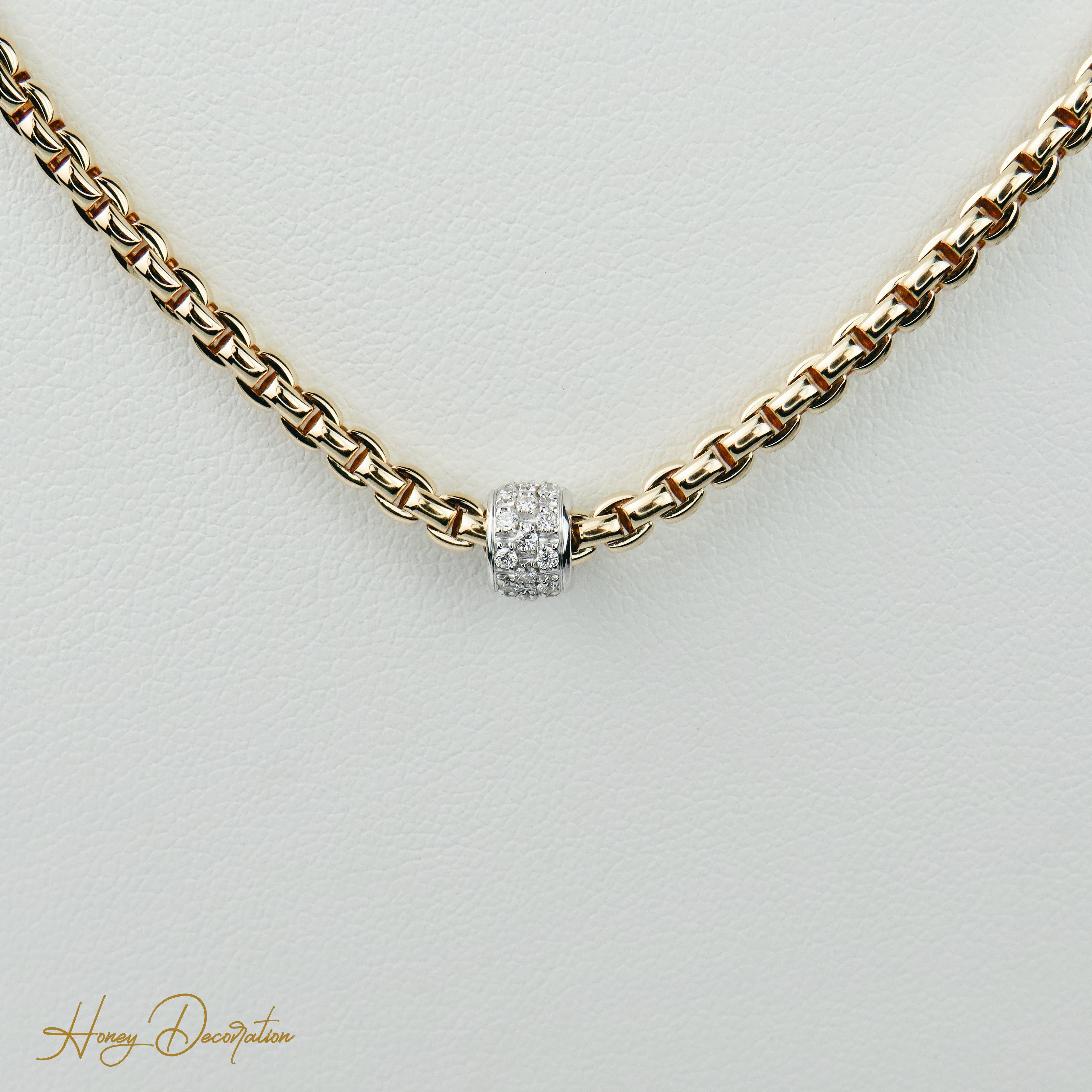 Klassiker-Kette Fope 18 Karat Roségold - Honey Decoration