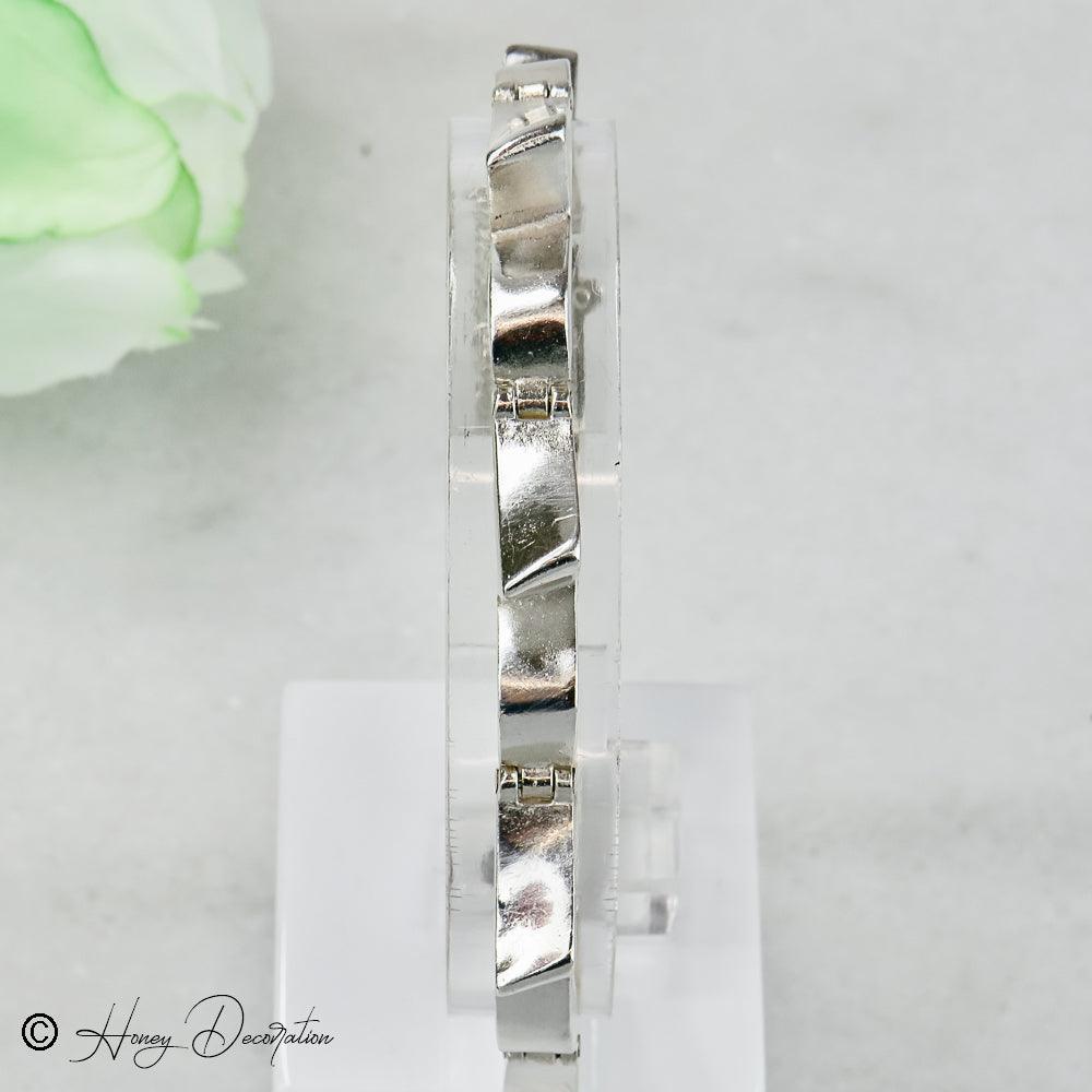 Stylisches Lapponia-Silberarmband - Honey Decoration