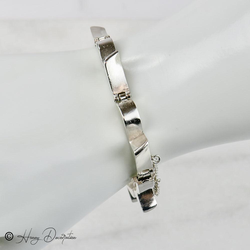 Stylisches Lapponia-Silberarmband - Honey Decoration