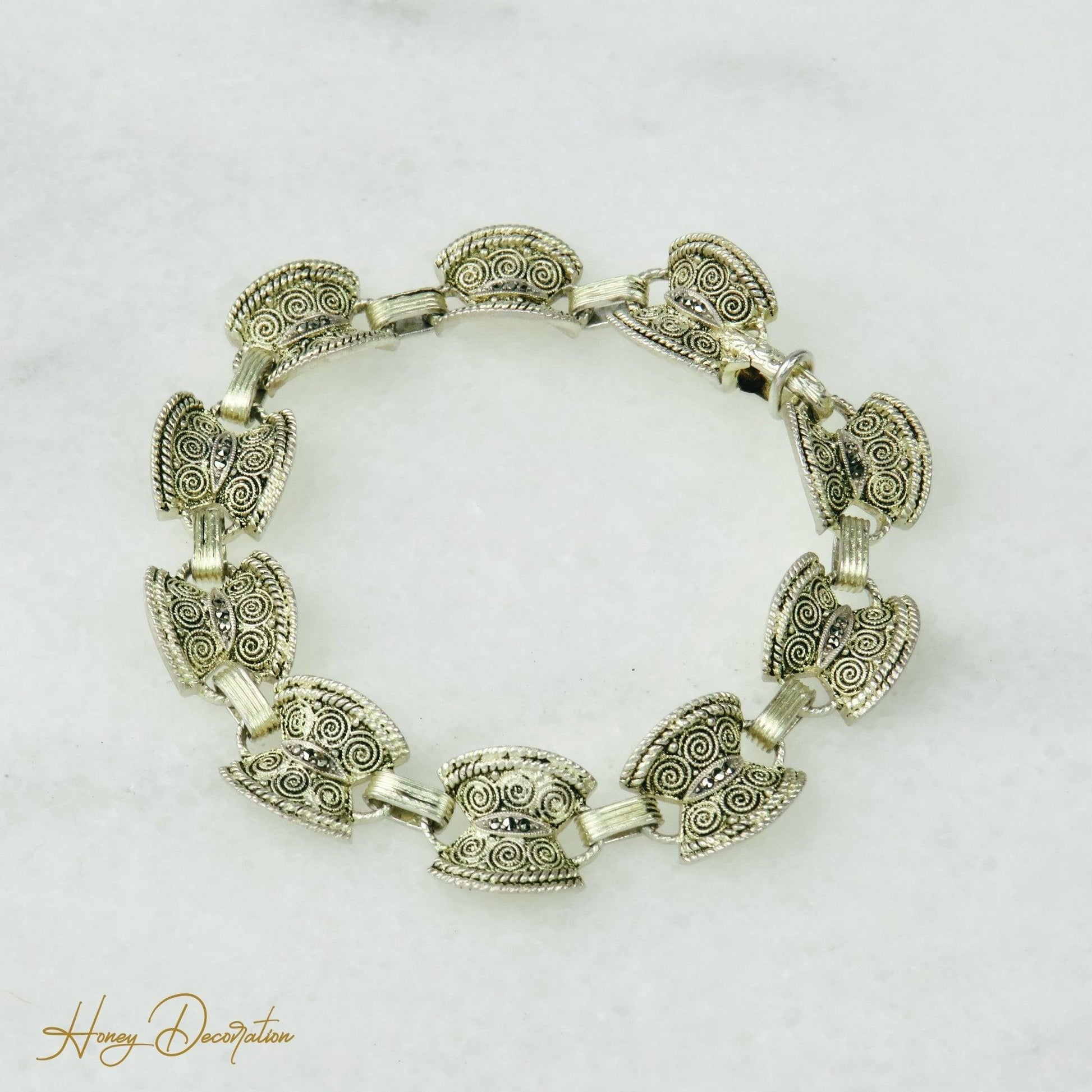 Antikes Silber-Armband von Theodor Fahrner - Honey Decoration