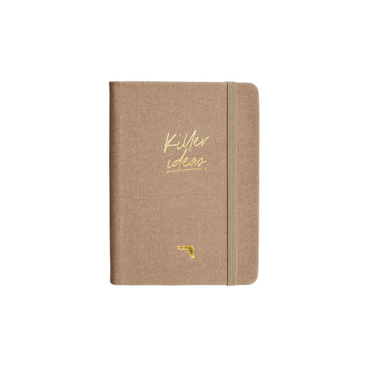 Notizbuch "Killer Ideen" A6 Coffee/Gold - Honey Decoration