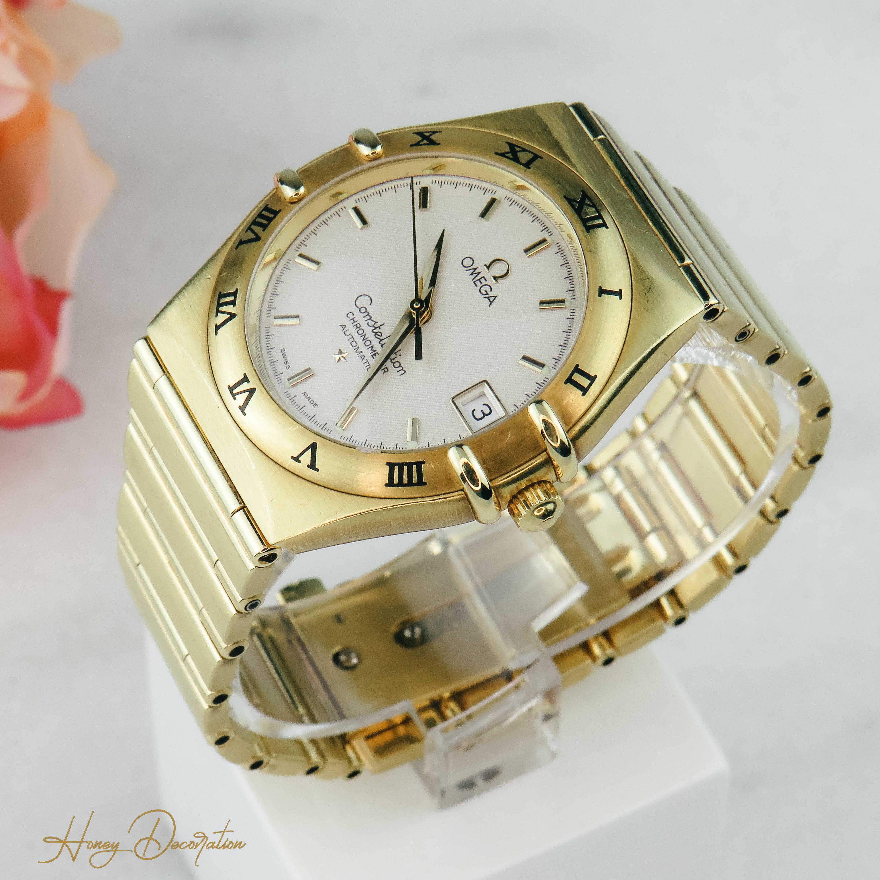 Omega Constellation 750 Gold Automatik Unisex - Honey Decoration
