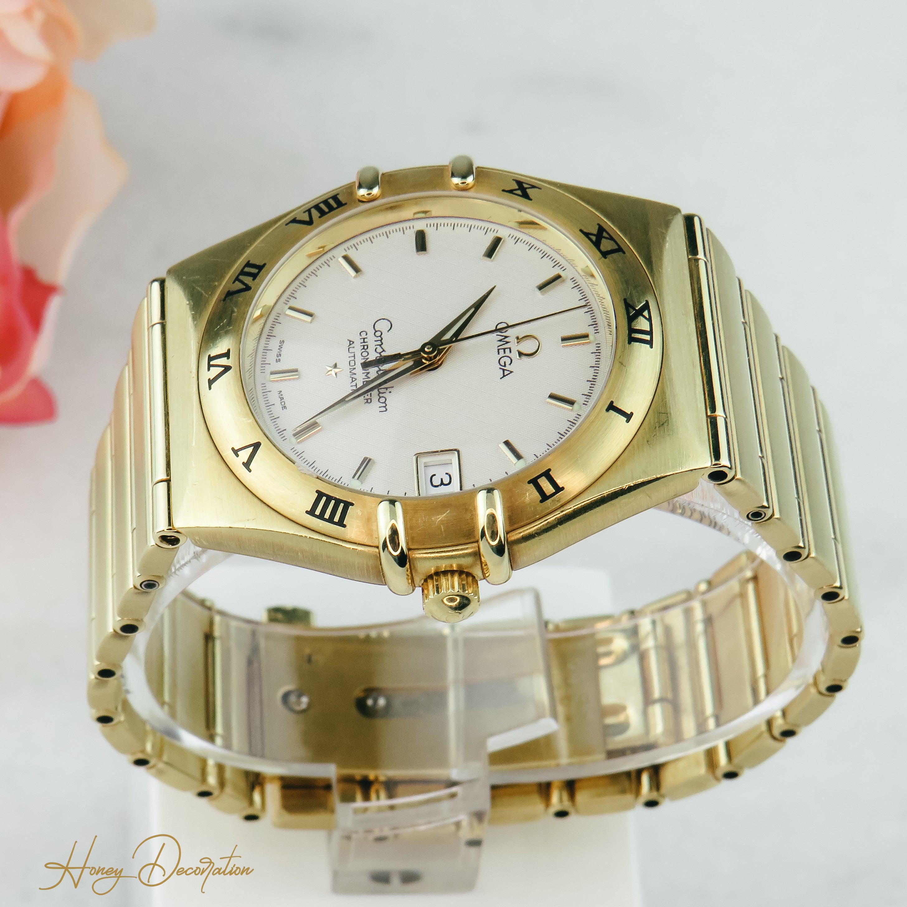 Omega Constellation 750 Gold Automatik Unisex - Honey Decoration