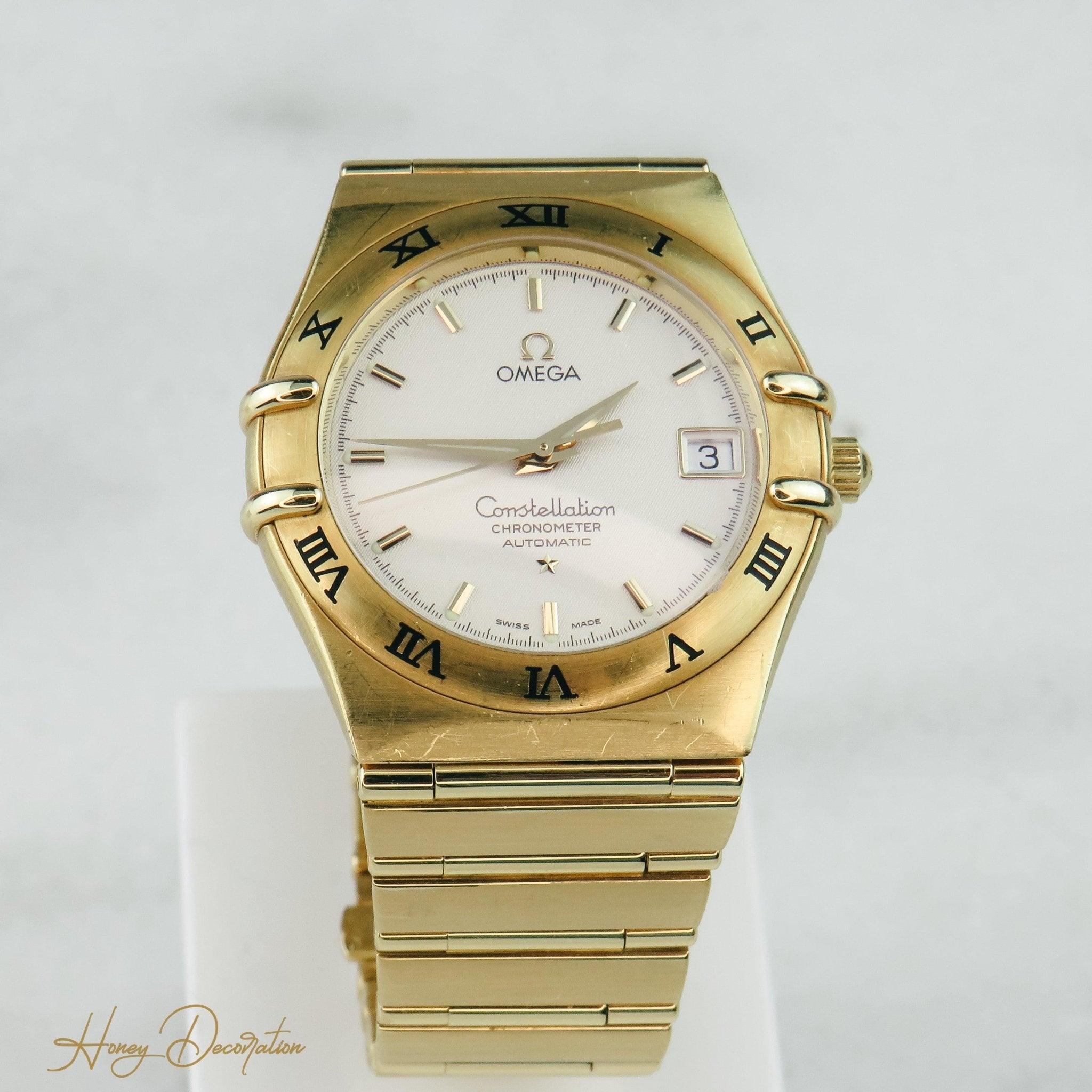 Omega Constellation 750 Gold Automatik Unisex - Honey Decoration