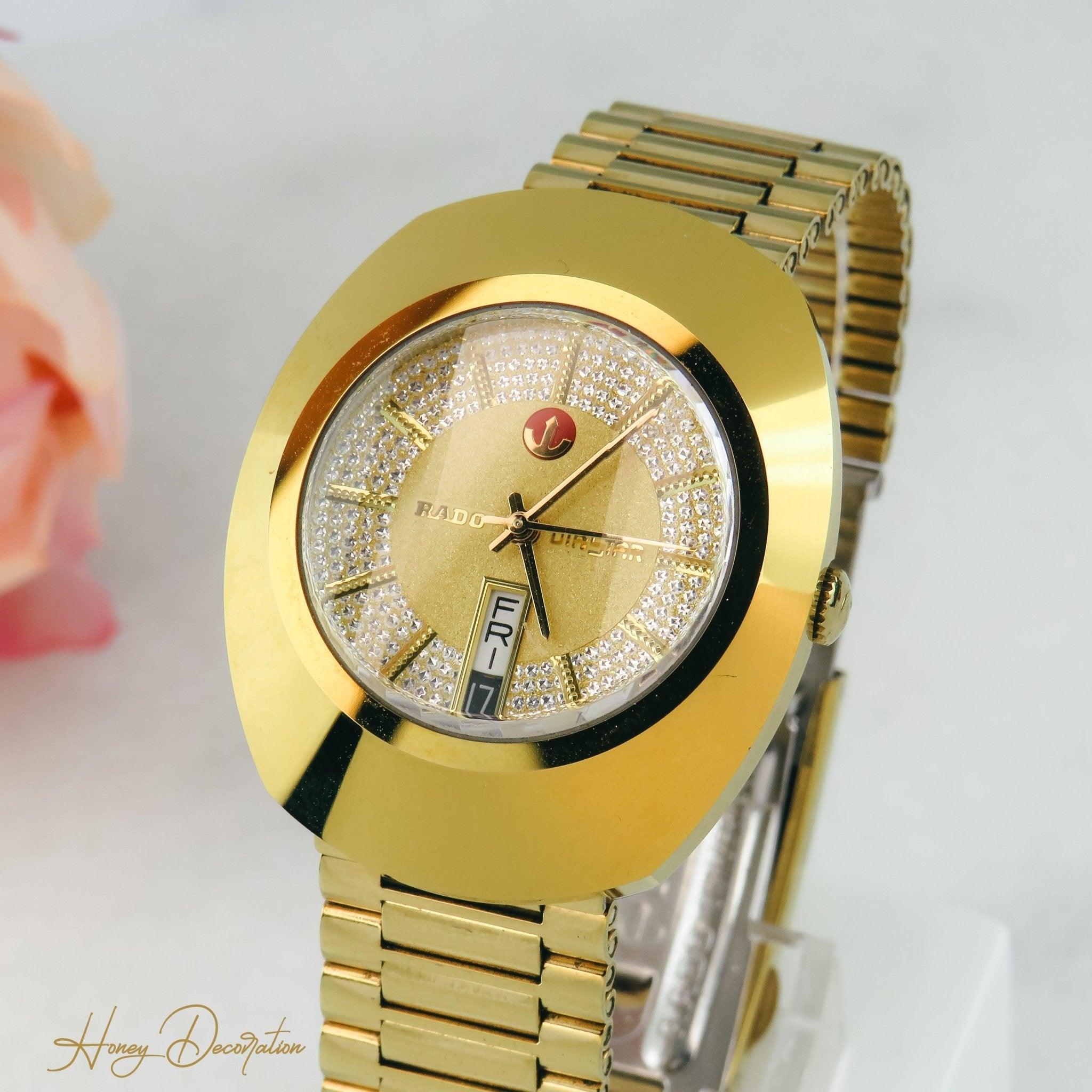 Rado Diastar Vintage Armbanduhr Gold - Honey Decoration