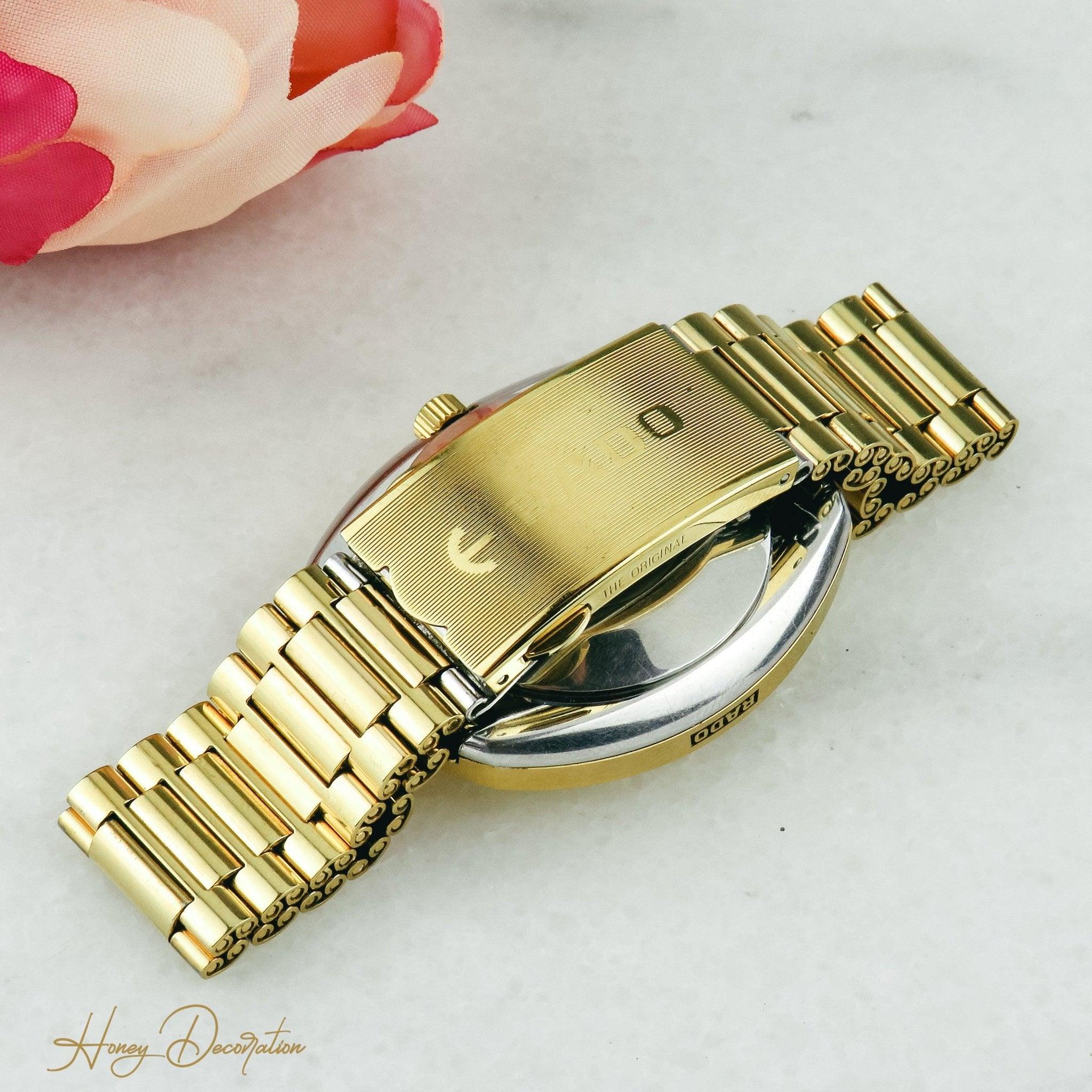 Rado Diastar Vintage Armbanduhr Gold - Honey Decoration
