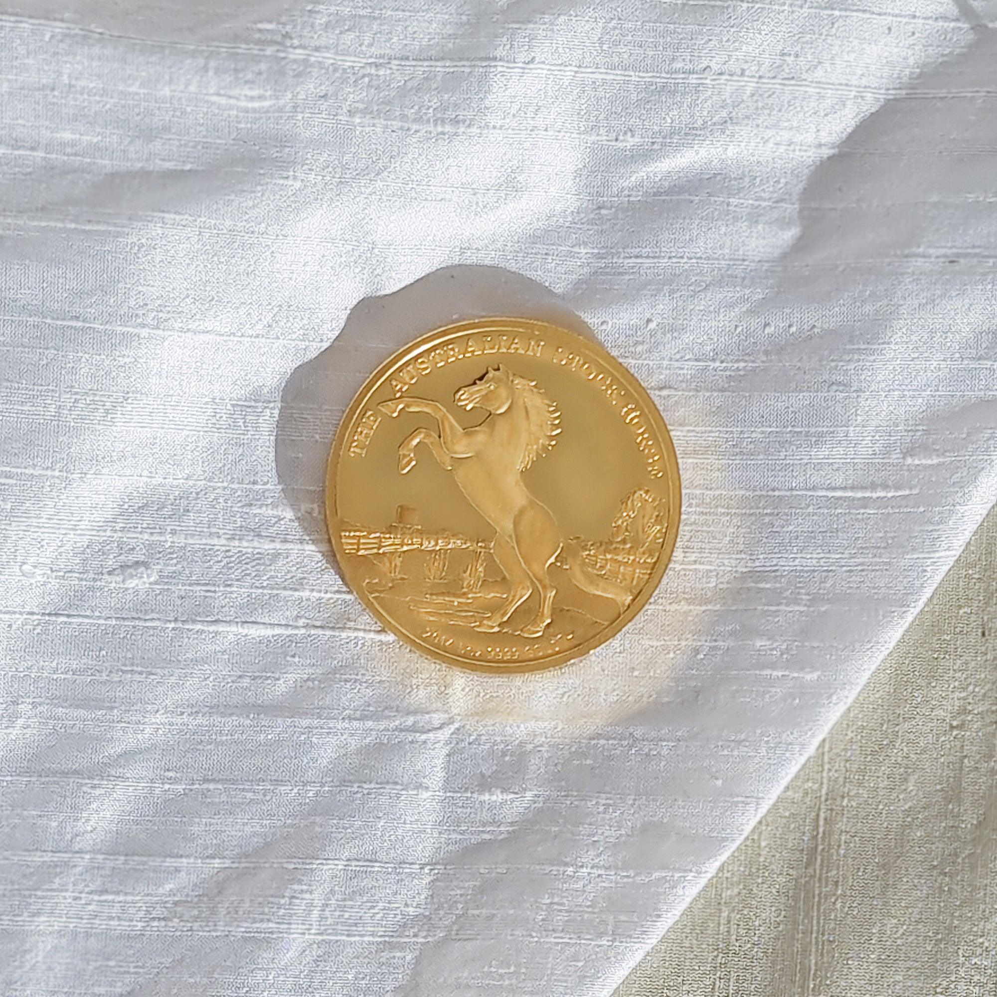 Sammlermünze - Australian Stock Horse 5OZ - Honey Decoration