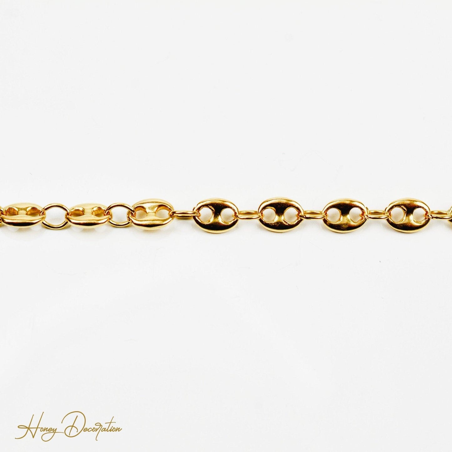 Süßes Armband aus 585 Gelbgold - Honey Decoration
