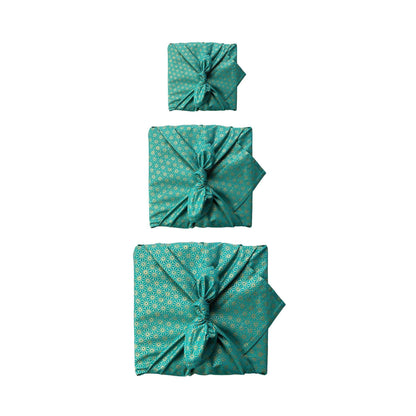 Wiederverwendbares Geschenkpapier "Jade" Klein - Honey Decoration